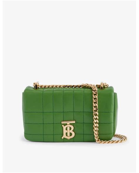 long lime green burberry bag|Burberry store online.